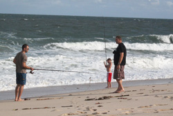 beach fishing 